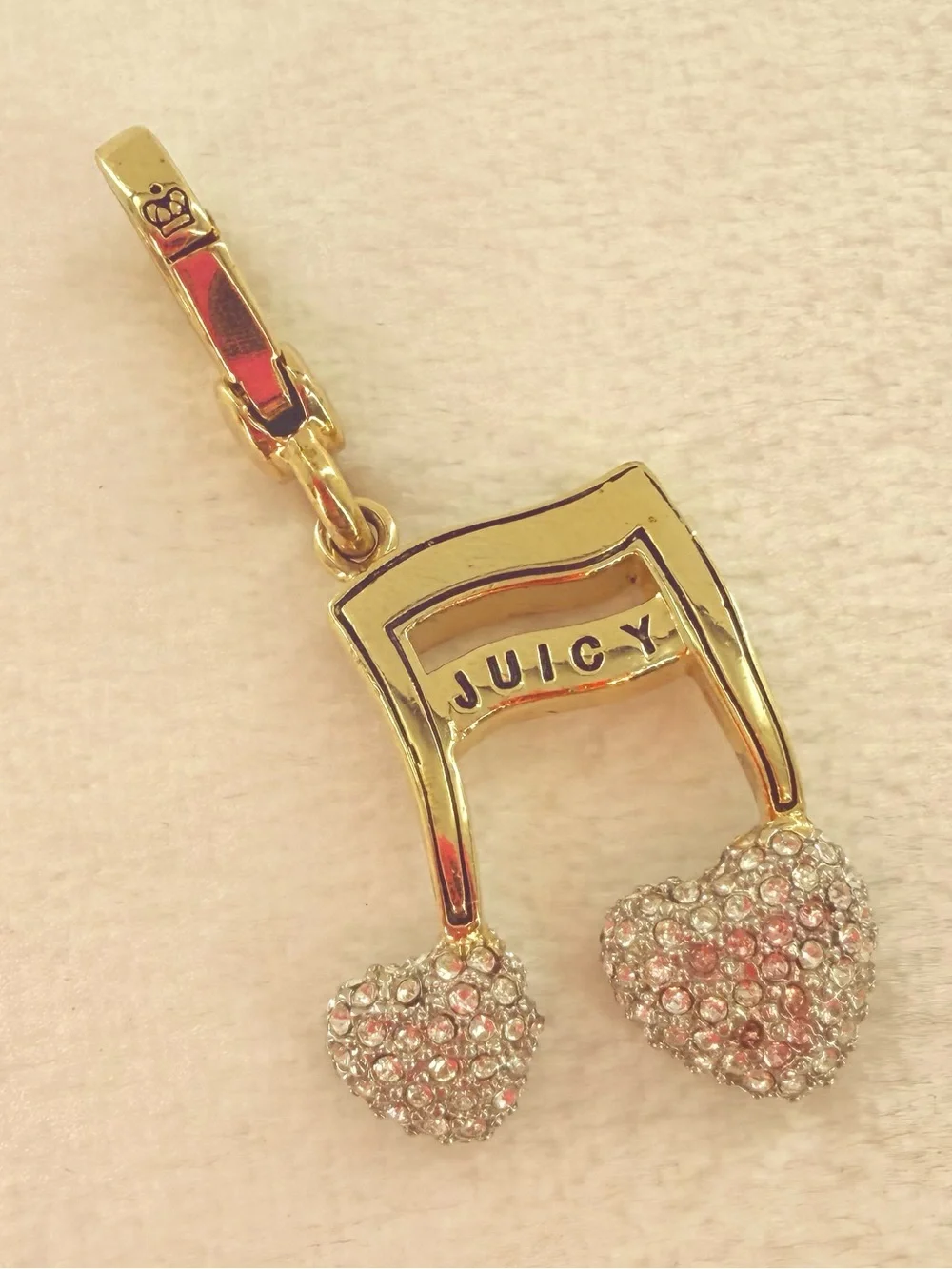 Juicy Couture Y2K Musical Notes Charm